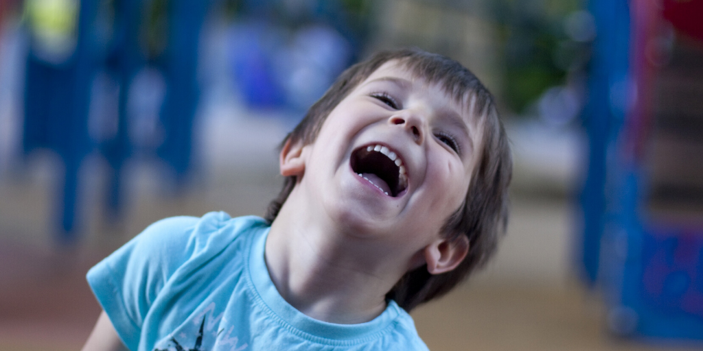 Child laughing