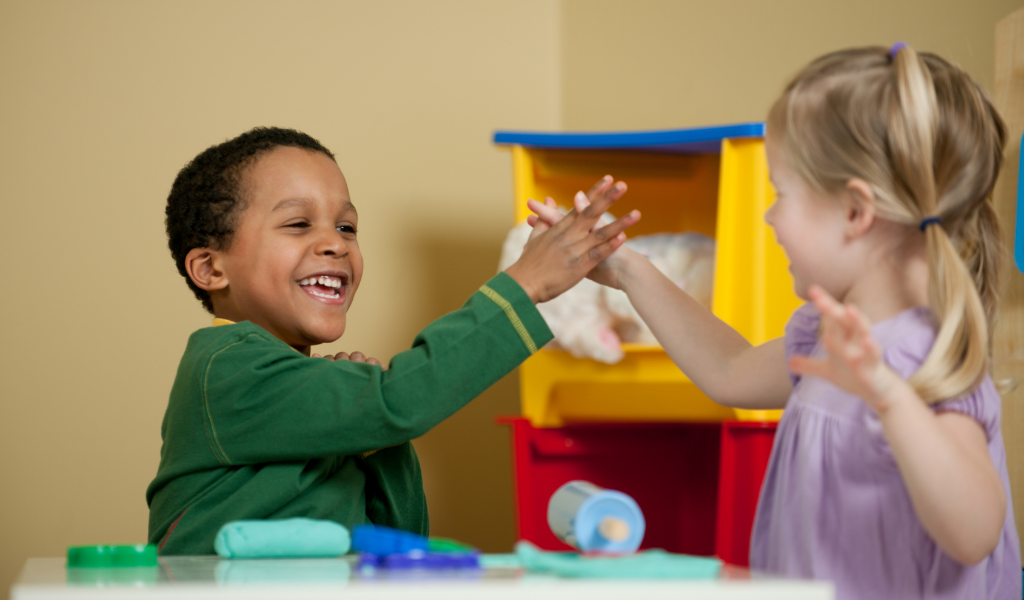 children playing