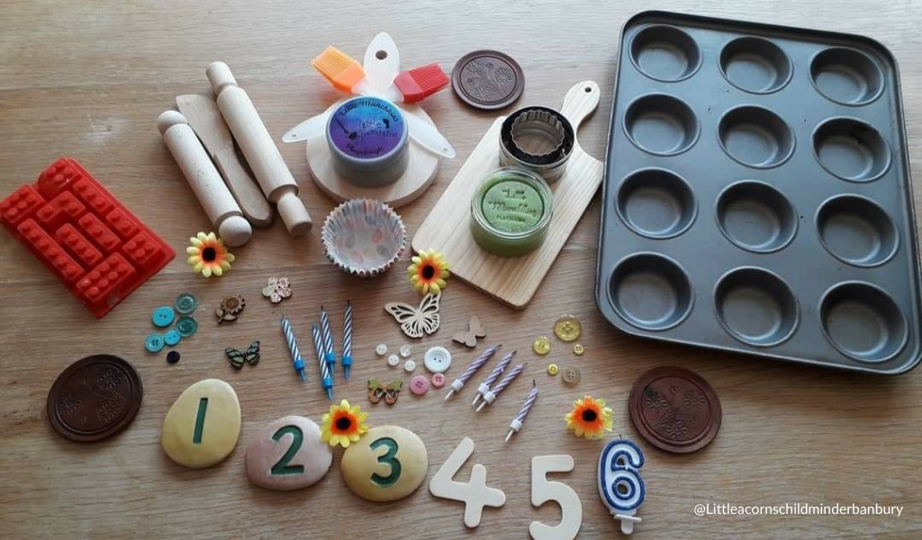 home objects used in math activities with children