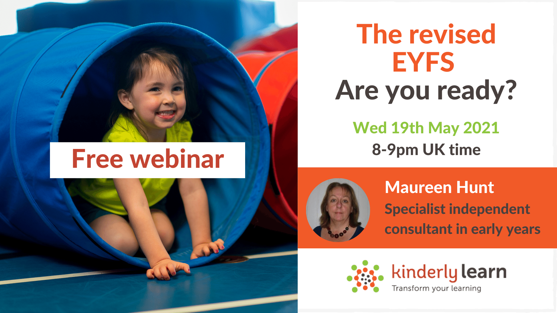 promotional image for eyfs webinar