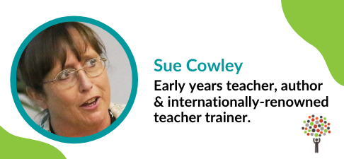 sue cowley author card