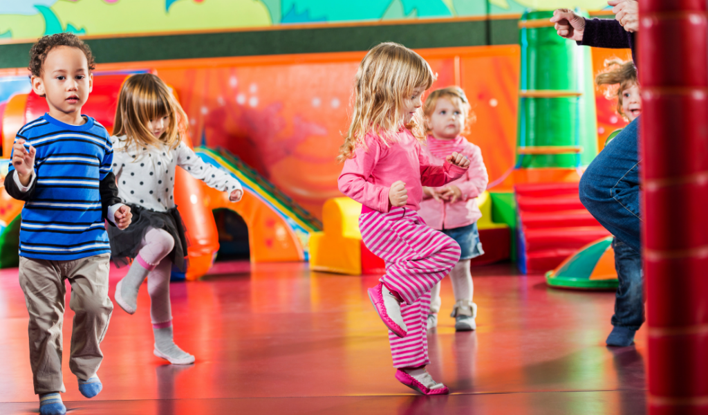 children dancing