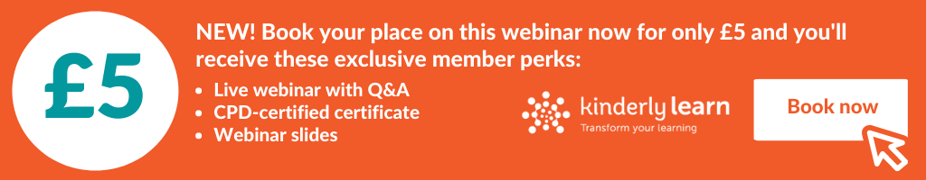 Book now for this webinar for £5 includes slides and certificate