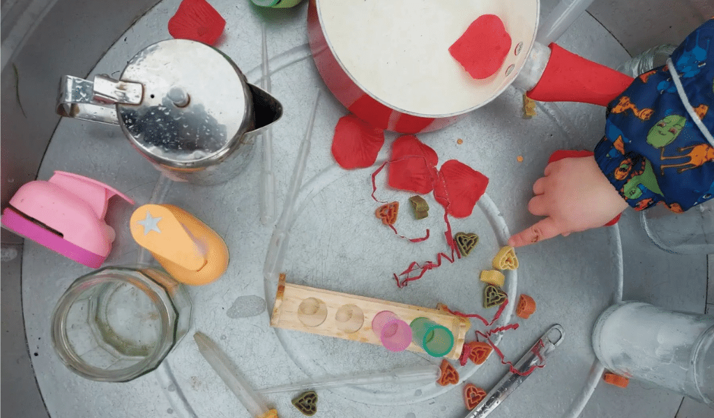 loose parts play and kitchen objects by vikkie murray