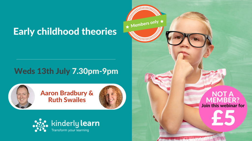 Aaron Bradbury and Ruth Swailes , early childhood theories webinar