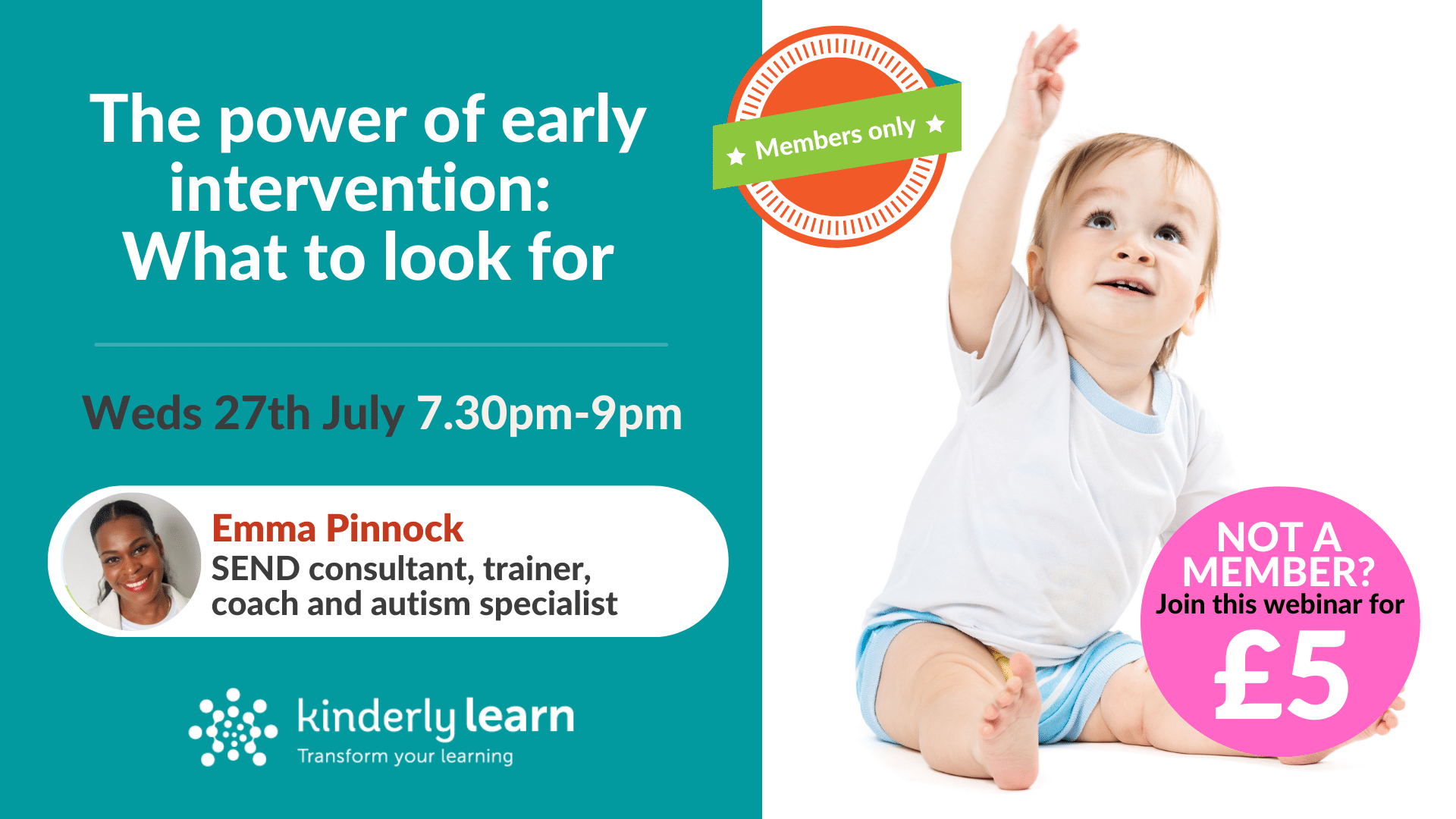 Emma Pinnock webinar about early interventions