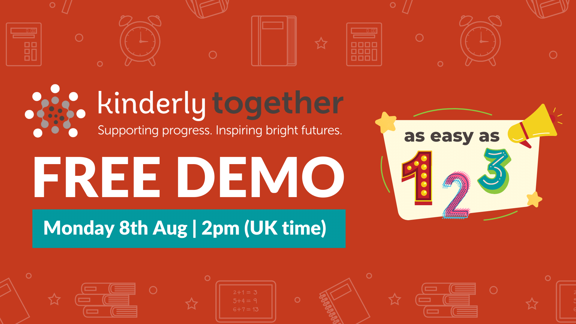 kinderly together free demo 8th august