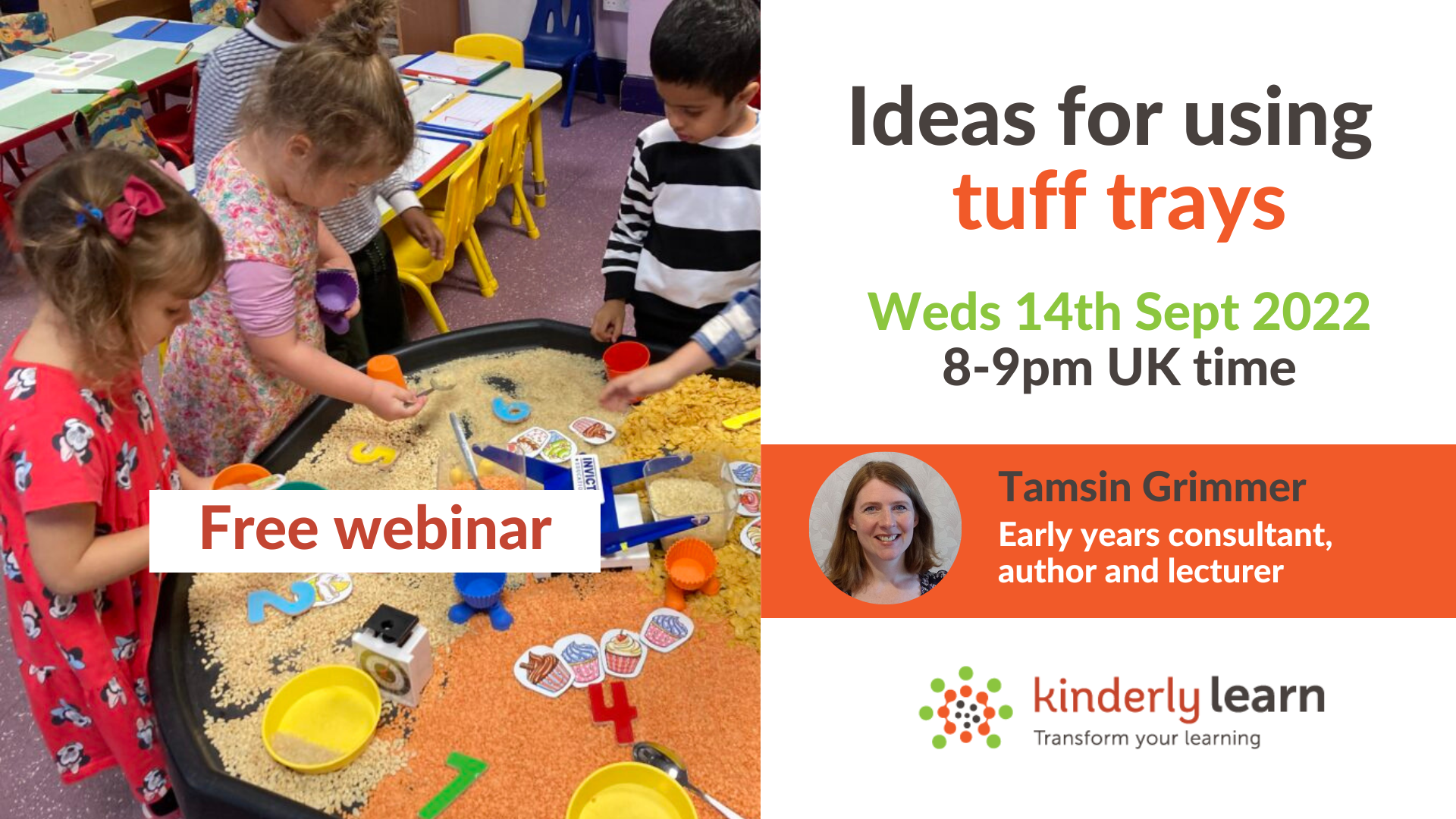 How Educators can use Tuff Trays to invite playful learning