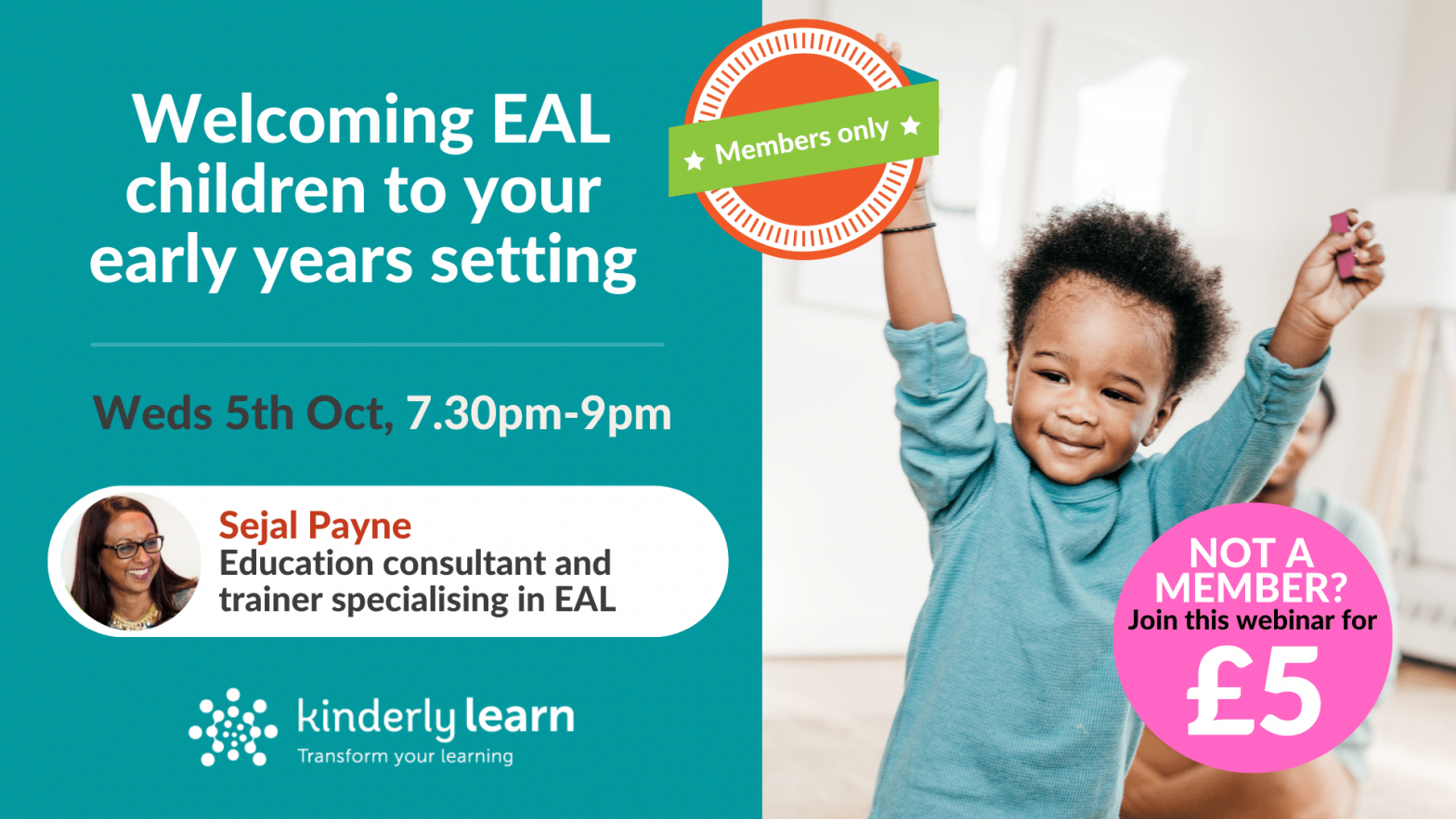 EAL children to your early years setting webinar Kinderly