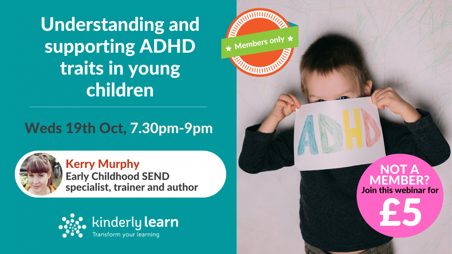 Understanding ADHD In Young Children Webinar – Kinderly