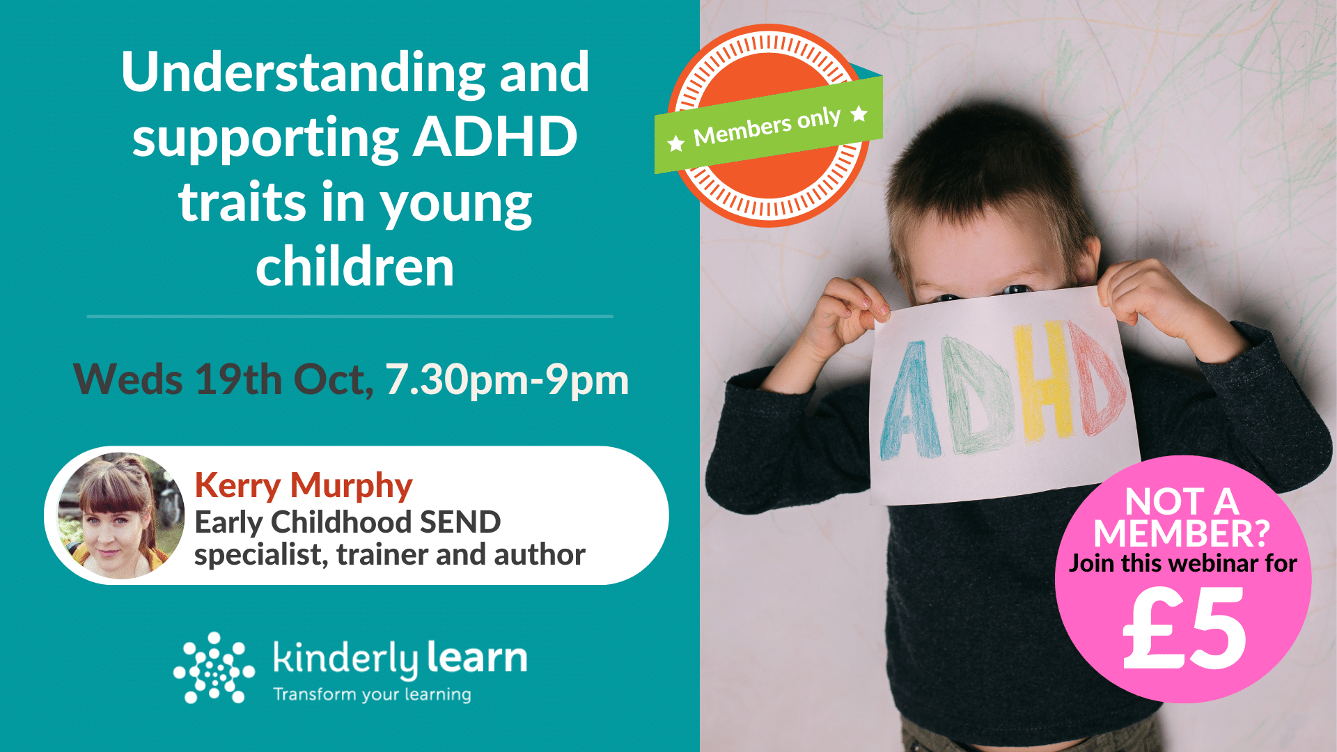 Supporting ADHD in young children webinar