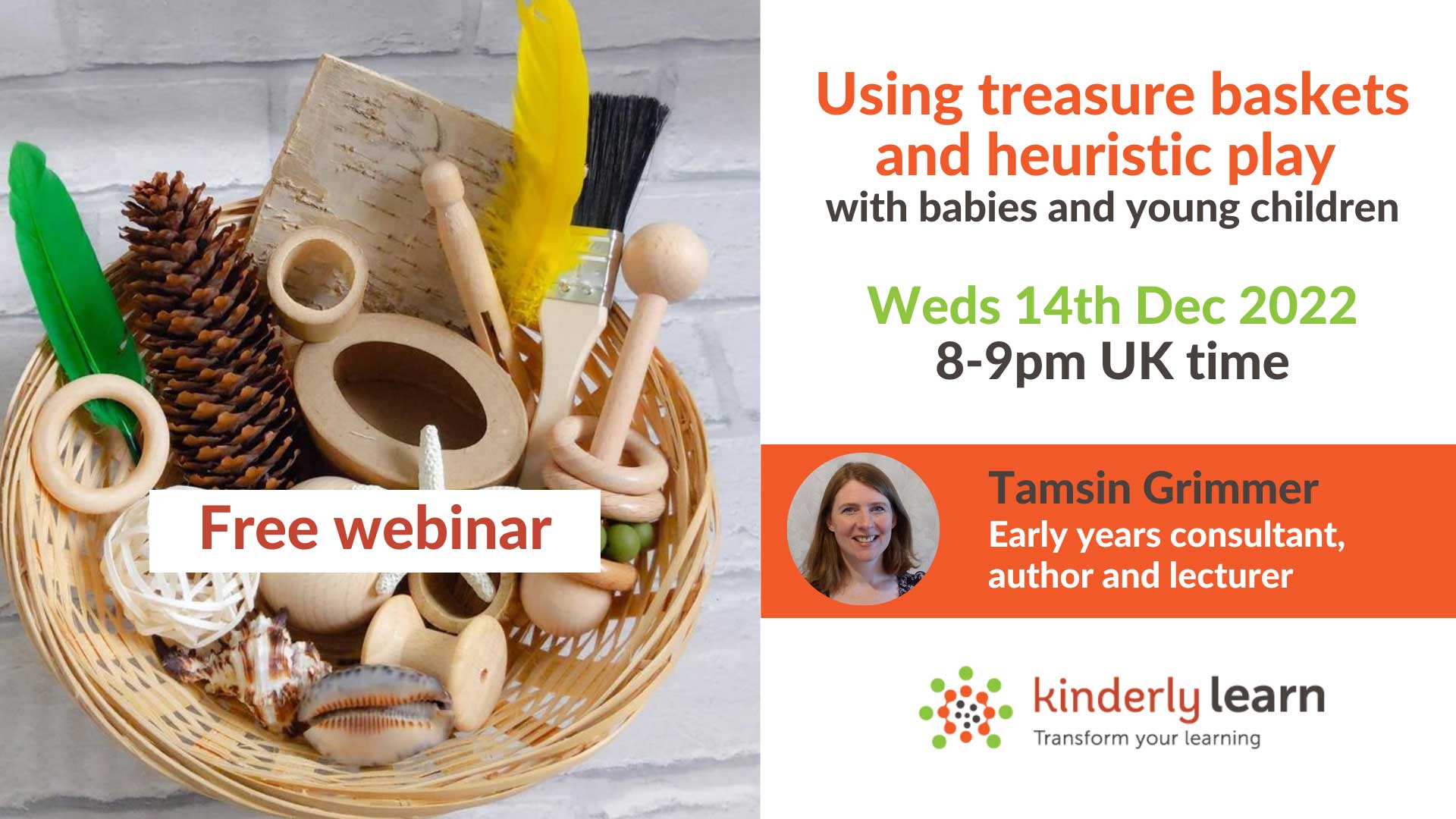 free kinderly webinar on heuristic play and treasure baskets