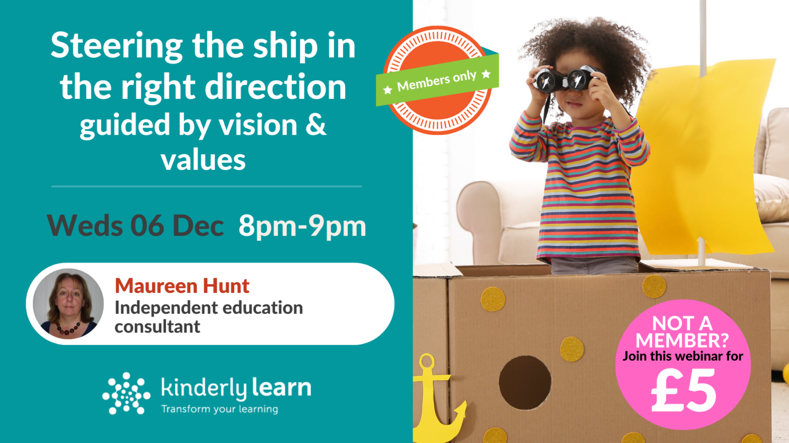 Steering the ship in the right direction Guided by vision and values