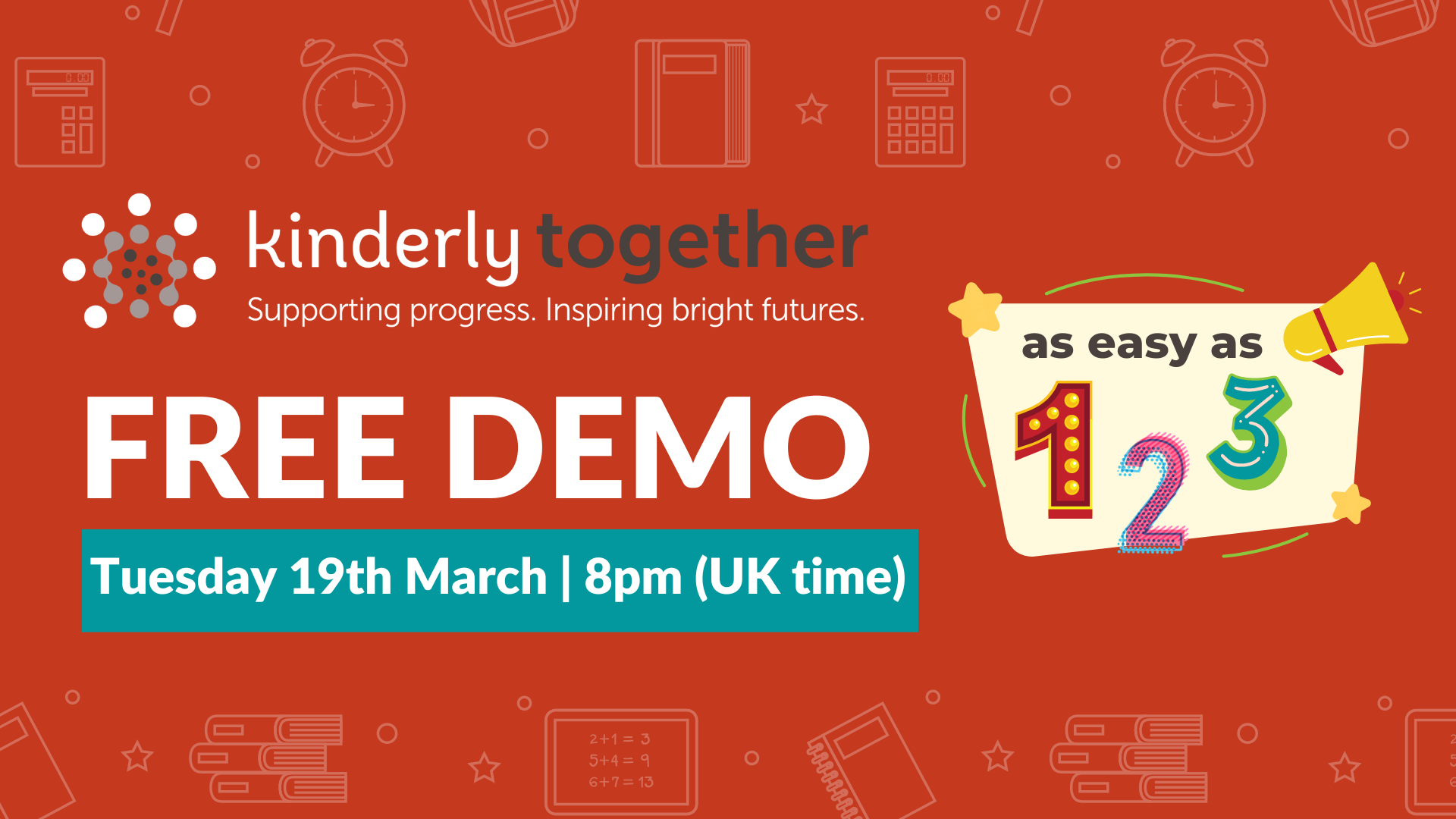 Kinderly Together demo promo for 19th MARCH