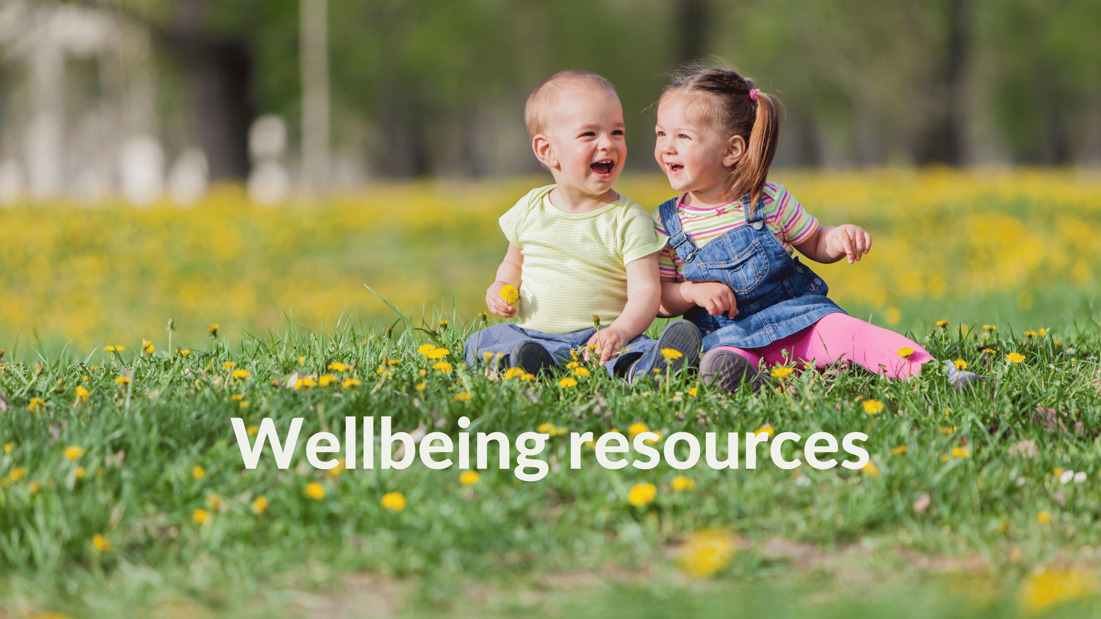 wellbeing resources image