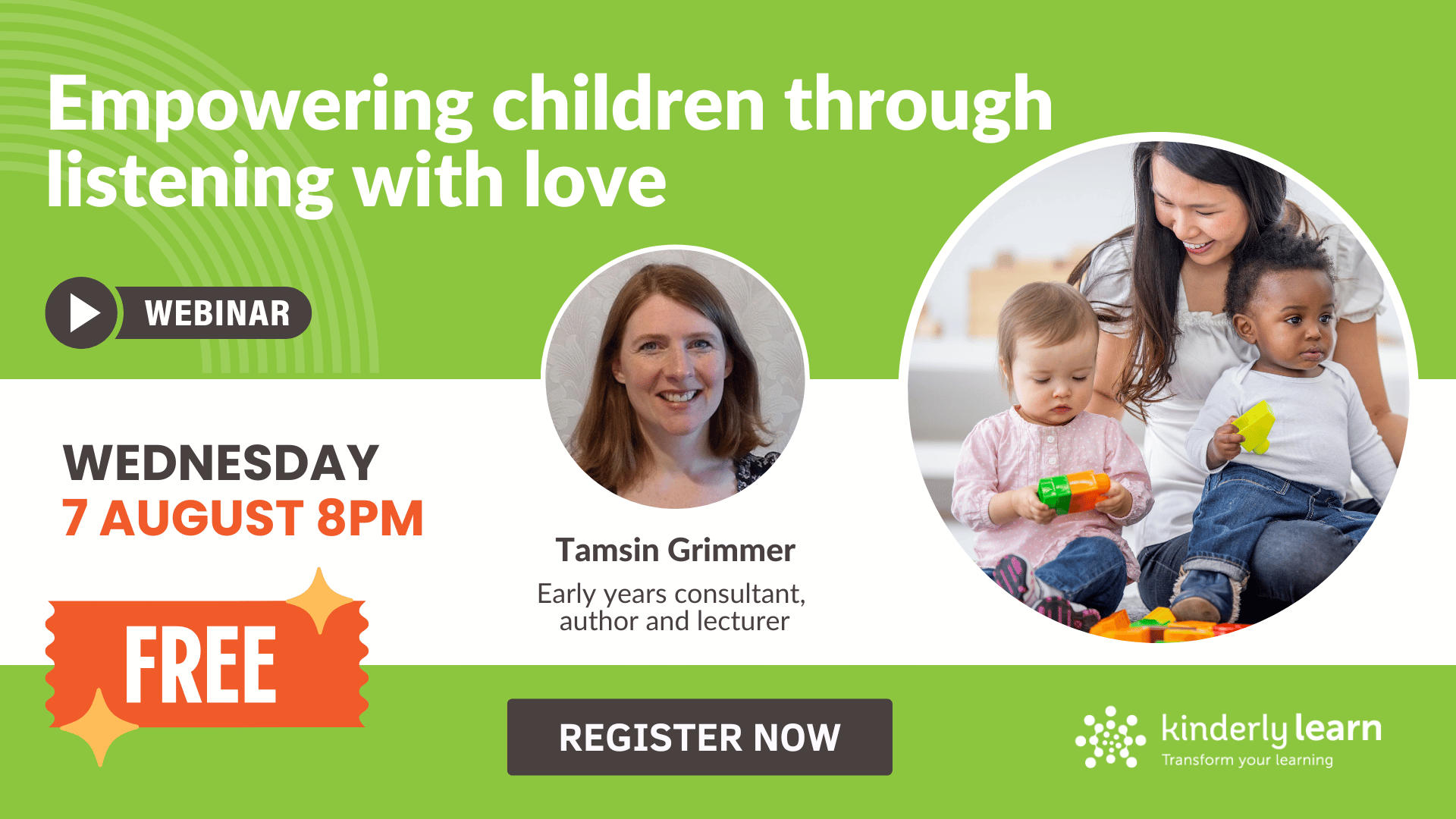 tamsin free webinar on empowering children