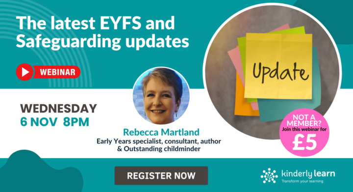 early years webinar about the eyfs latest updates