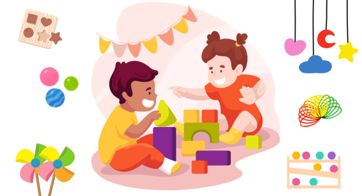children playing chemas