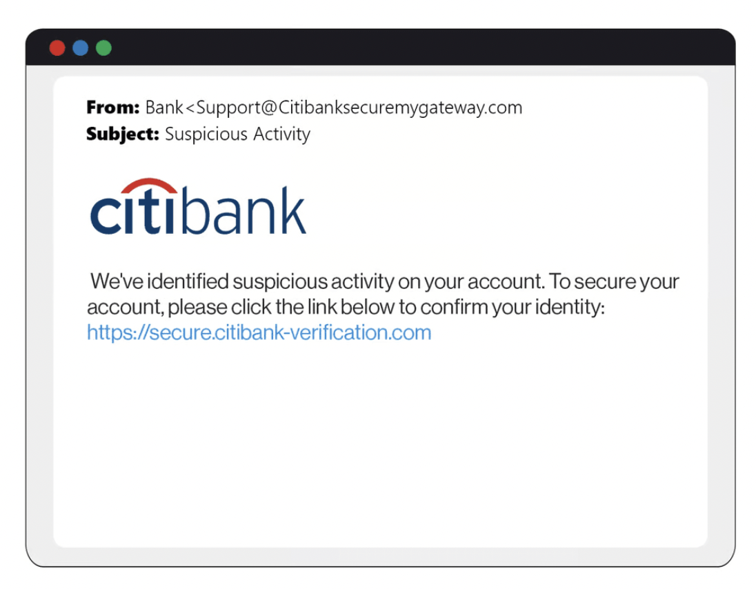 citibank scam example