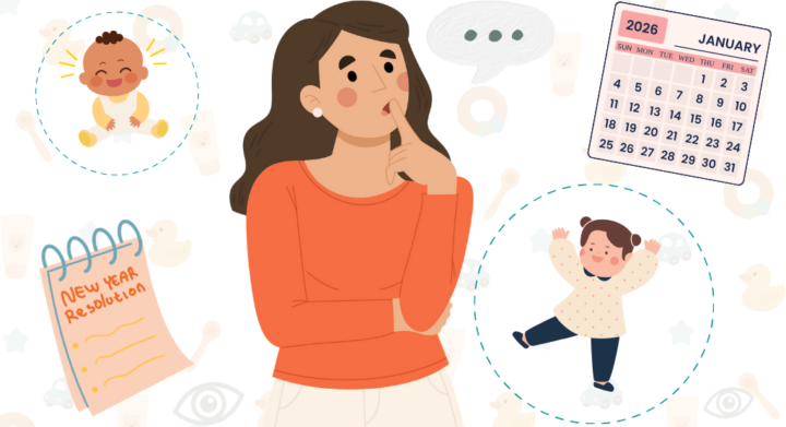 early years practitioner thinking about her new years resolutions