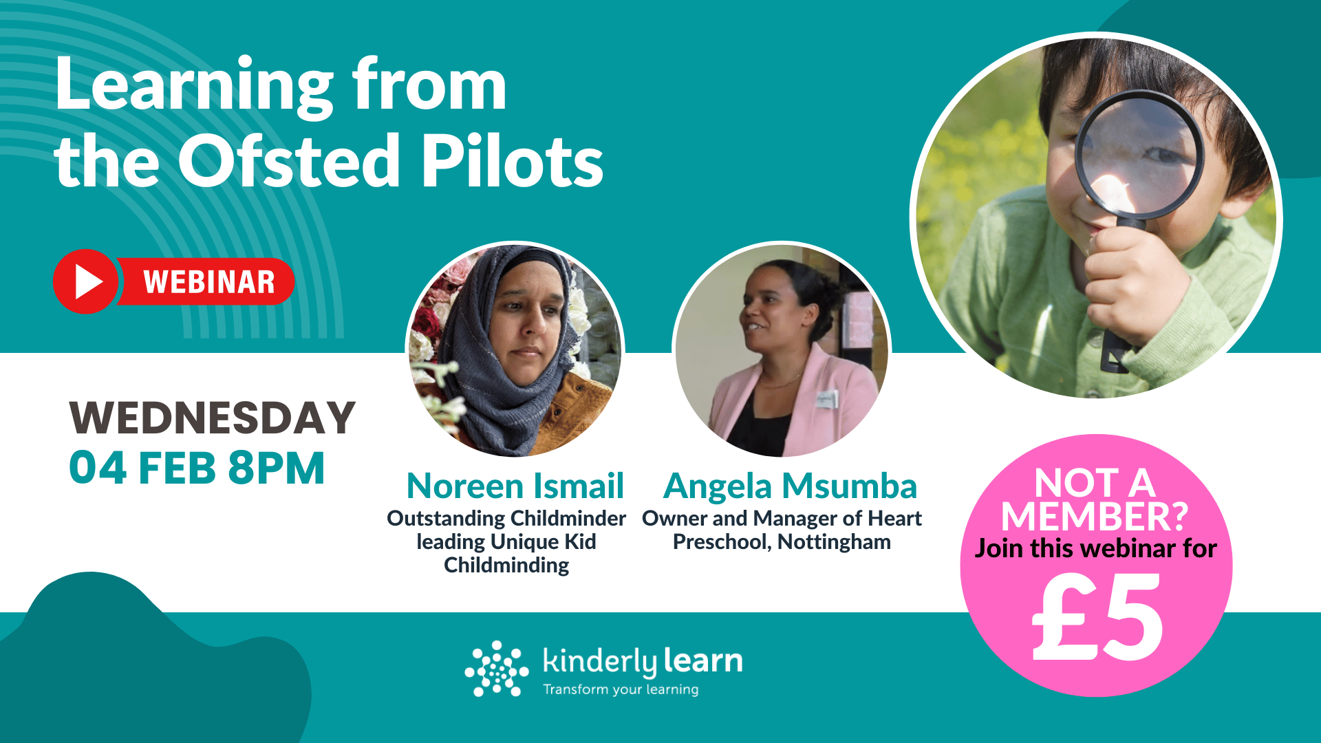 webinar on ofsted pilots to support childminders