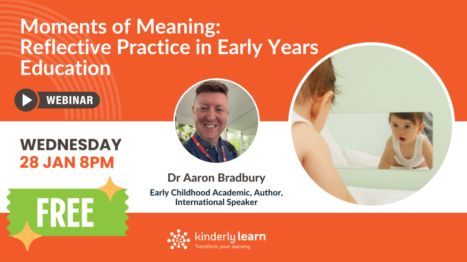 Free webinar – Reflective Practice in Early Years Education – Kinderly