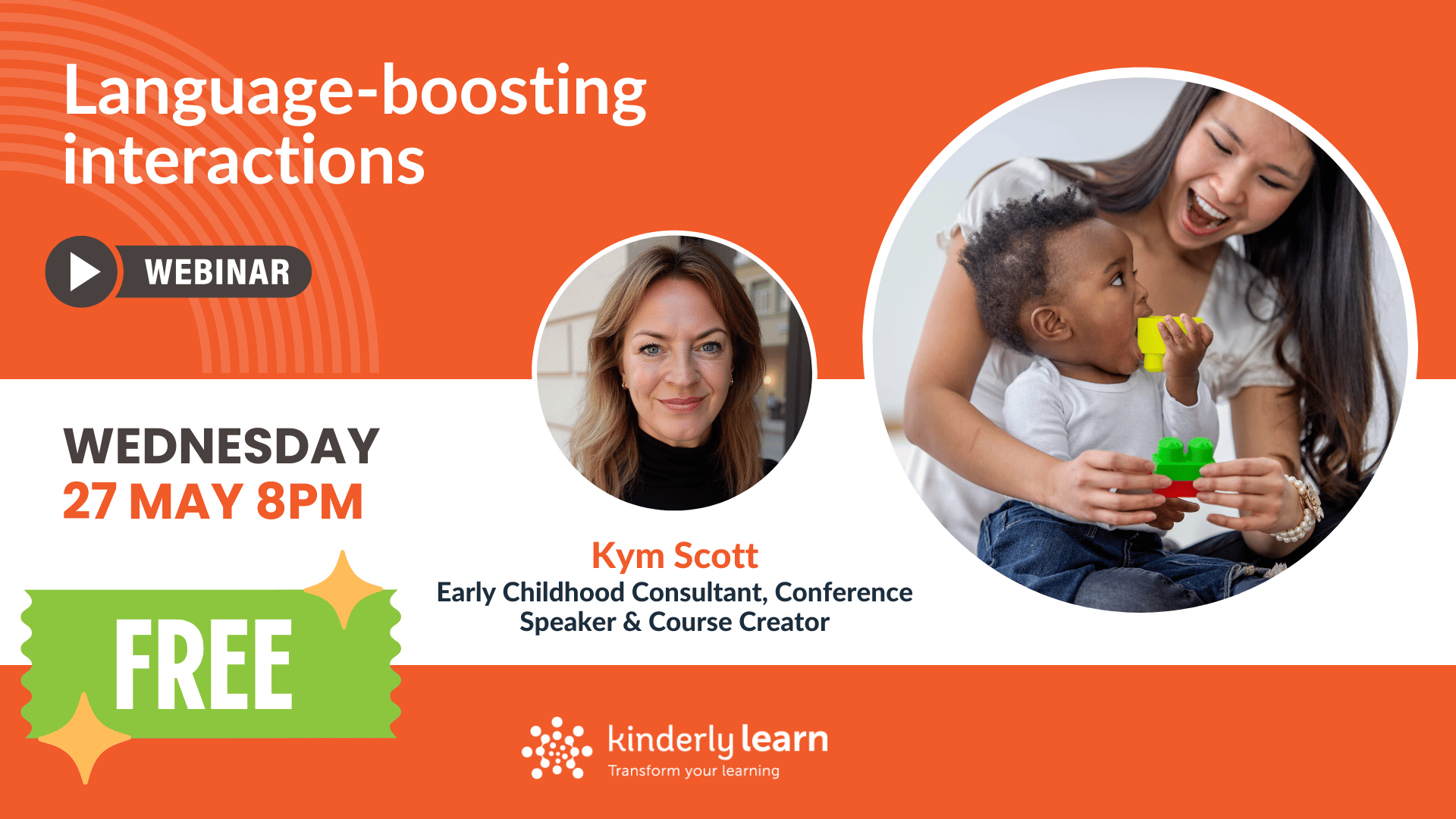 language boosting interactions in early years webinar details