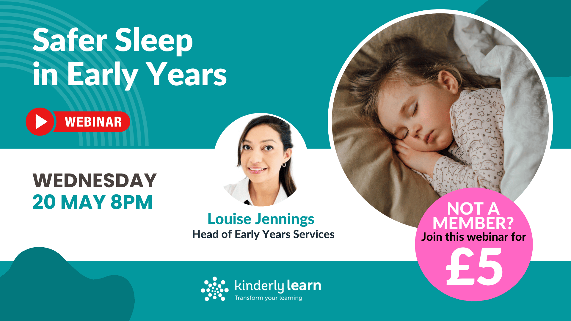 safer sleep webinar details on 20Th May online