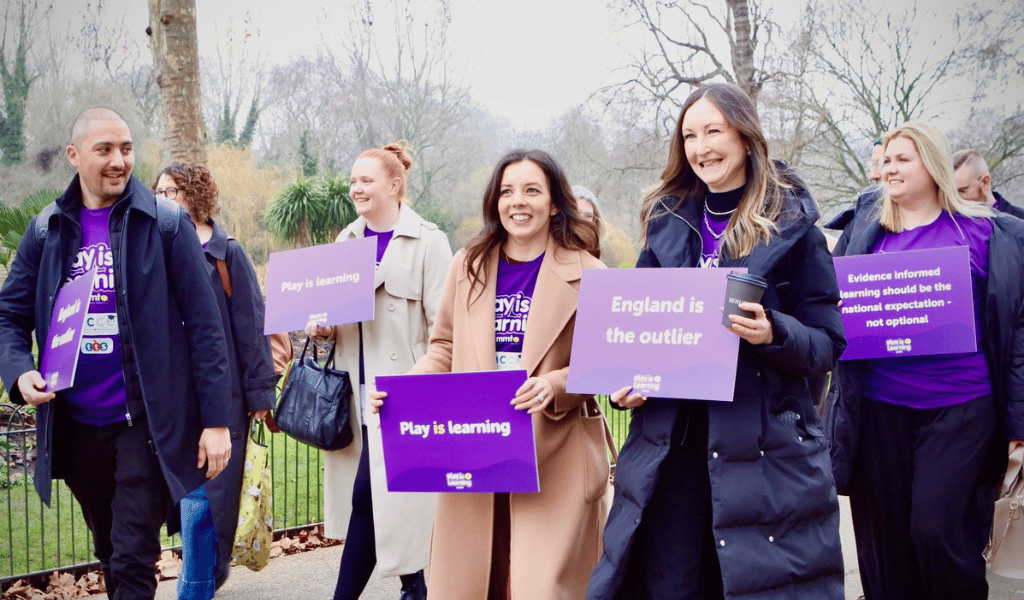 Ruth Lue-Quee campaigning for play with other people