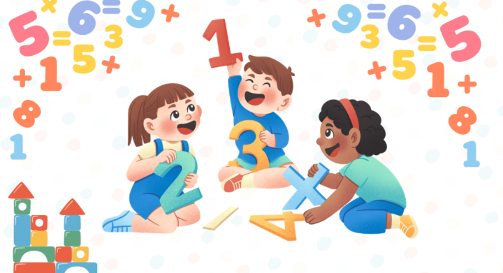 children having fun with maths